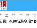 港媒最新疫情爆料,病例激增，防疫措施升级！”